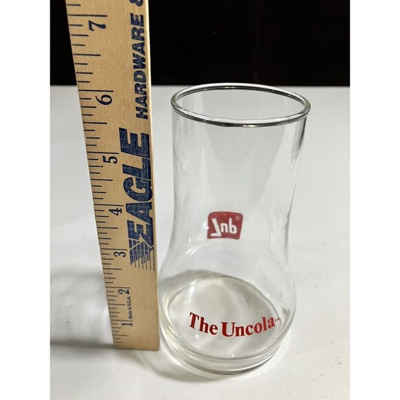 7UP The Uncola Glass Vintage Upside Down Retro Cup Tumbler 7-Up 7 Up Soda Pop - Picture 6 of 6